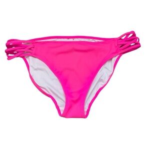 PINK Victoria's Secret Hot Pink Barbie Bikini Bottom Medium